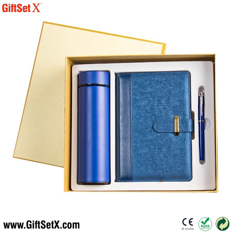 Luxury Pen Notebook Vacuum Cup -lahjasetti